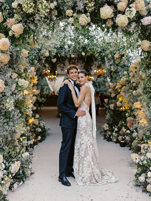 Mackenzie Altig and Kade Speiser's Romantic Garden Wedding at The Bride's Childhood Home in Seattle