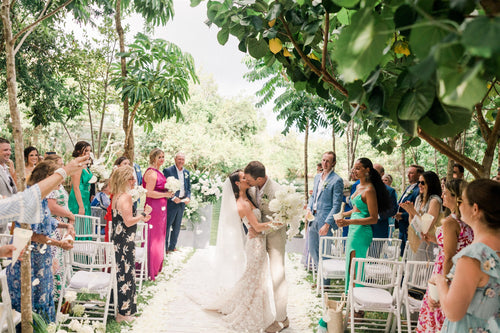 After Getting Engaged During a Bridal Shoot, This Couple Wed at Rosewood Mayakoba in Riviera Maya