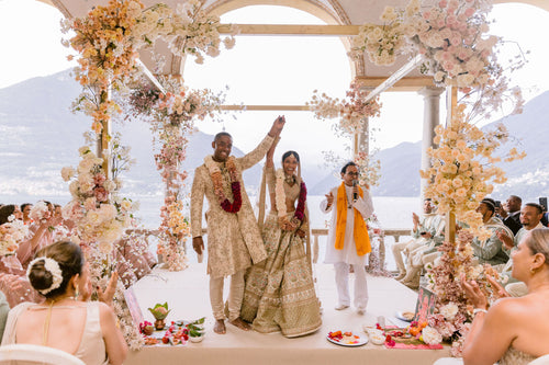 The Bride Wore Sabyasachi and Galia Lahav During Her Wedding Weekend in Lake Como