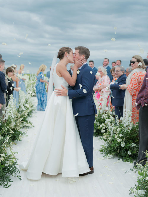 An Elegant Spring Wedding by The Beach on Nantucket