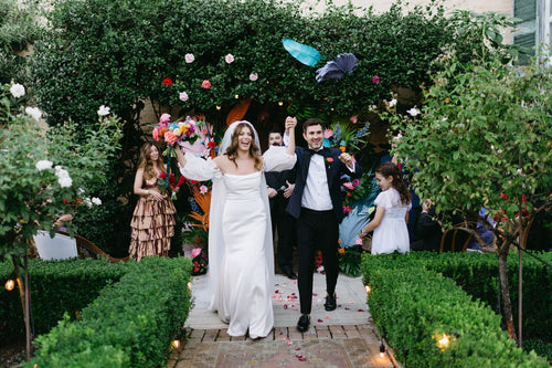 Comedians Mark Normand and Mae Planert Said, "I Do," at Their Lively Wedding in the French Quarter