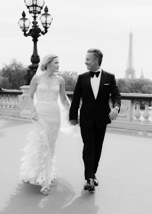 The Bride Felt Like A Modern Day Leslie Caron in <i>Gigi</i> at Her Wedding at The Ritz Paris