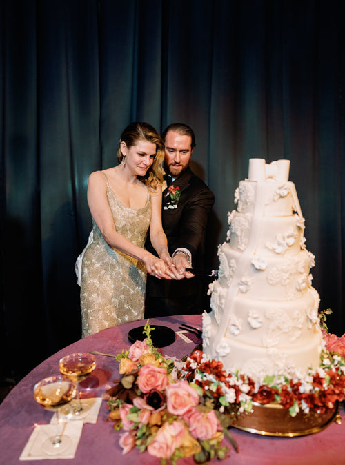 The Bride Wore a Custom Wiederhoeft Dress Down The Aisle at Her Butterfly-Filled Wedding in Asheville