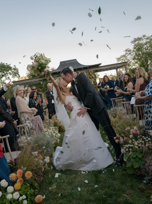 The Bride Was Inspired by 3 Past OTM Weddings For Her Own Autumn Celebration at Glenstone Gardens