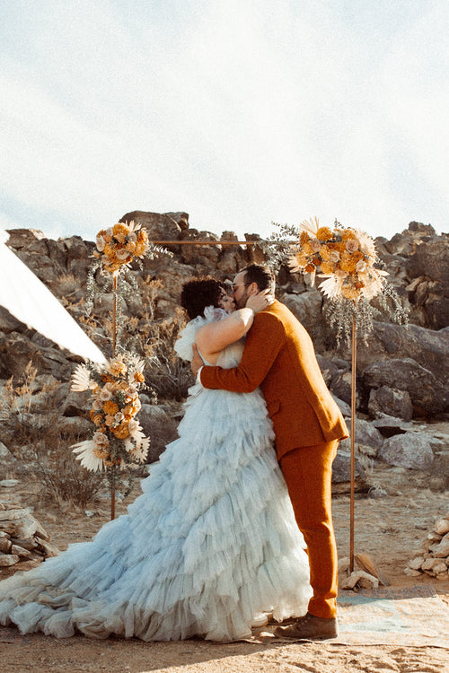 Actress Melanie Field Felt Like an Otherworldly Princess at Her Wedding in Joshua Tree