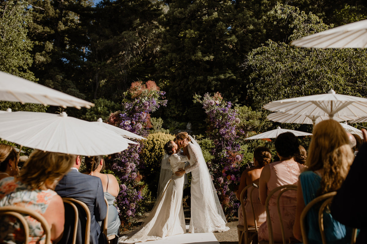 Mara Martin and JD Martin Dentinger's Emotional and Intimate Wedding at Hakone Gardens