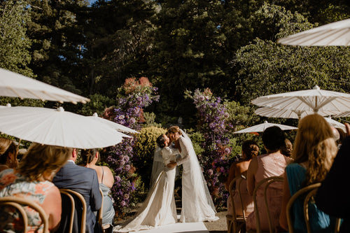 Mara Martin and JD Martin Dentinger's Emotional and Intimate Wedding at Hakone Gardens