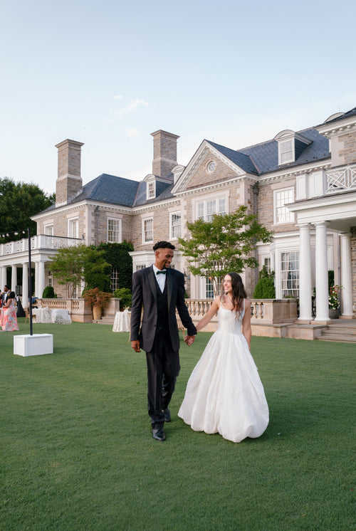 Professional Basketball Player Javin DeLaurier and Natalie Lewis Wed at the Bride’s Virginia Family Farm