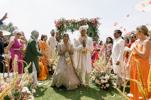 A Summer, Multi-Day Wedding That Blended Vibrant Telugu Traditions with Coastal Elegance in Santa Barbara