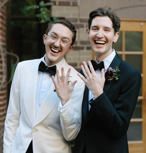 These Grooms Drew Inspiration From Raf Simons’s Dior Couture Shows For Their Nuptials in Georgetown