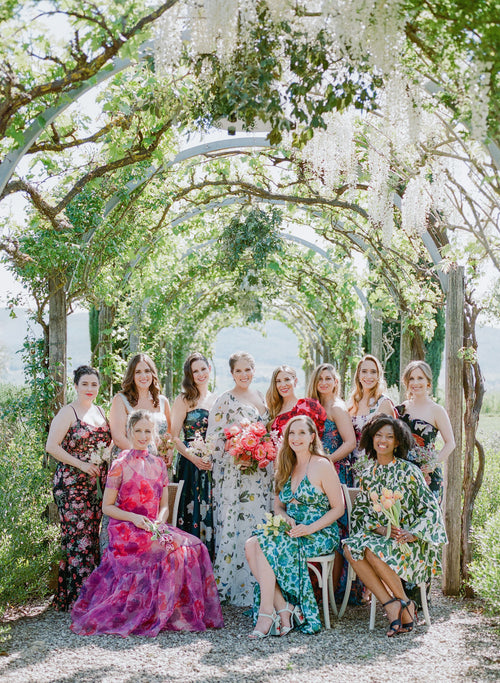 Wedding Photographer Rebecca Yale Said "I Do" in a Custom Wedding Dress Featuring a Stephanie Fishwick Print