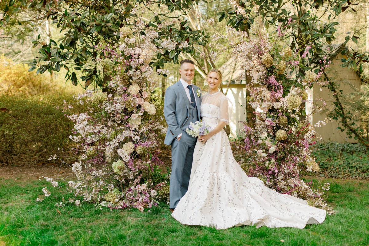 The Bride Wore Two of Her Grandmother's Dresses to Her English Countryside–Inspired Wedding in Tennessee