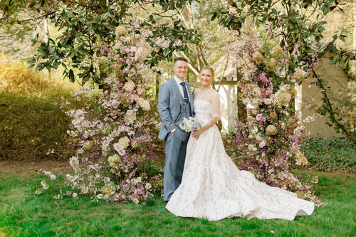 The Bride Wore Two of Her Grandmother's Dresses to Her English Countryside–Inspired Wedding in Tennessee
