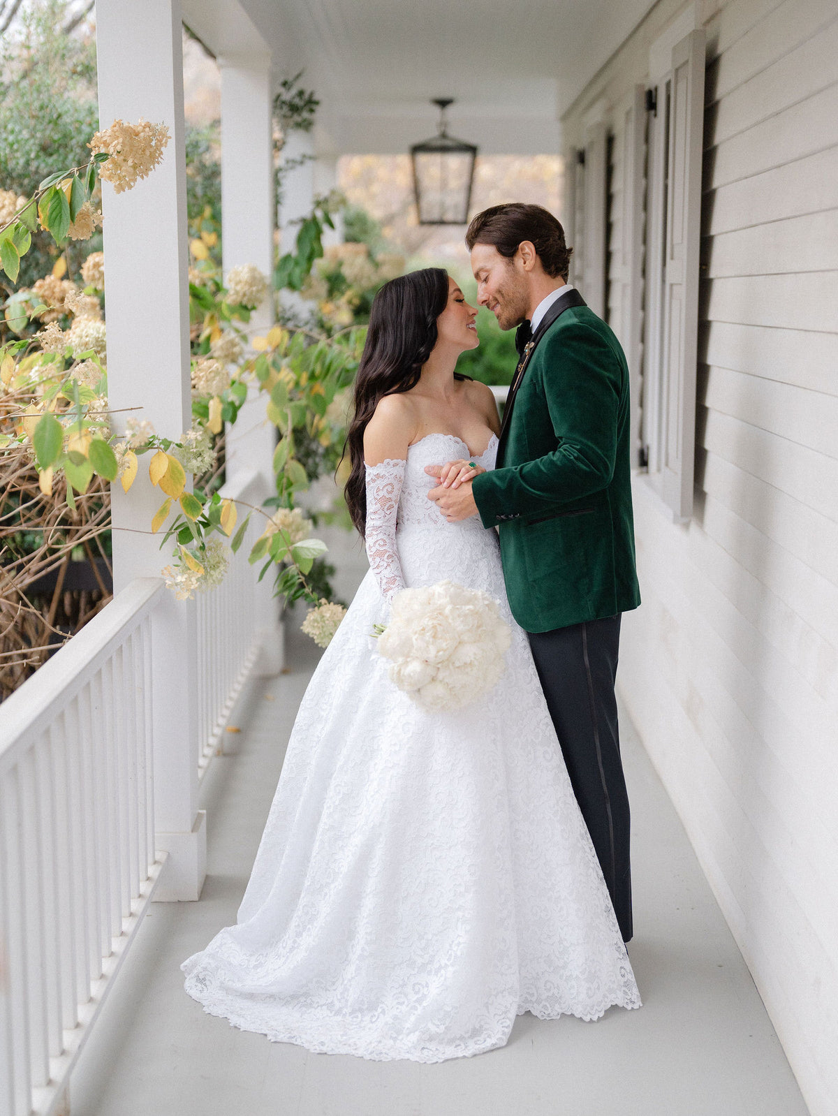 The Newlyweds' Three Children Were Included in Their Intimate Ceremony at Valley Rock Inn