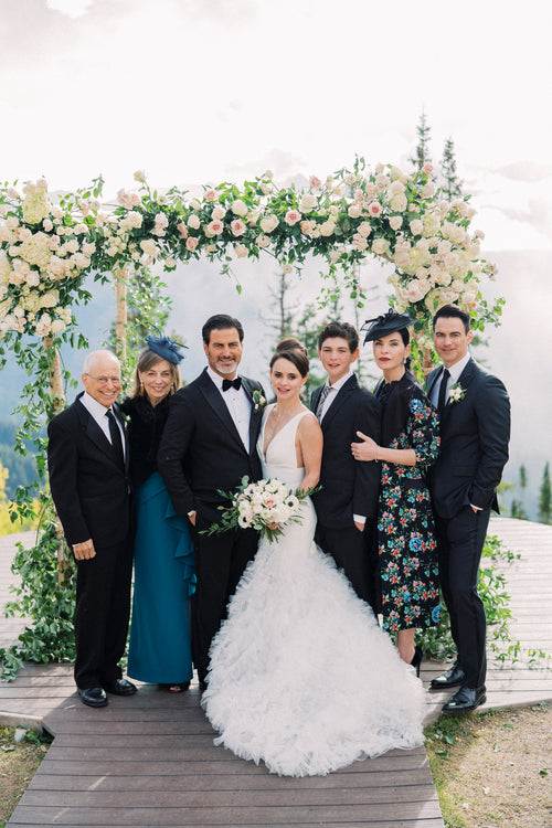 Olympic Silver Medalist Sasha Cohen's Elegant Wedding Atop Aspen Mountain