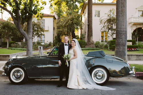 Newlyweds Shannon McNulty and Michael Lange Drove in Elizabeth Taylor's Rolls-Royce to Their Wedding Reception