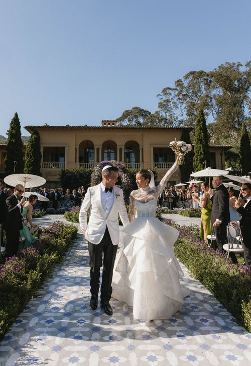 Sierra Furtado and Sam Winkler’s Ballerina-Core Wedding with European Touches in Montecito