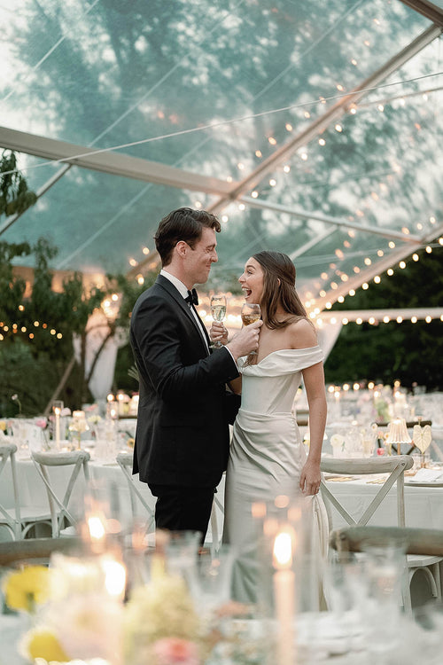 The Bride Wore Vivienne Westwood and Danielle Frankel to Her Backyard Wedding in Pennsylvania