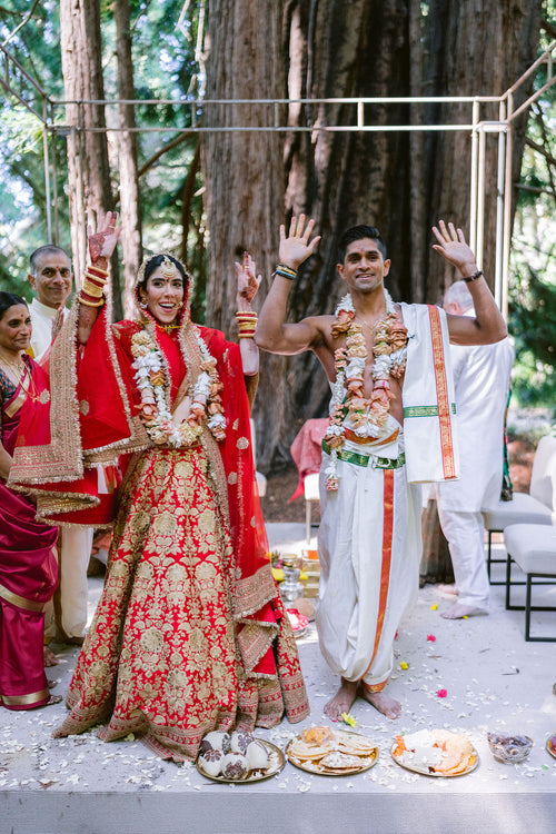 A Wedding Highlighting The Couple's Jewish and Indian Cultures Coming Together at The Santa Lucia Preserve