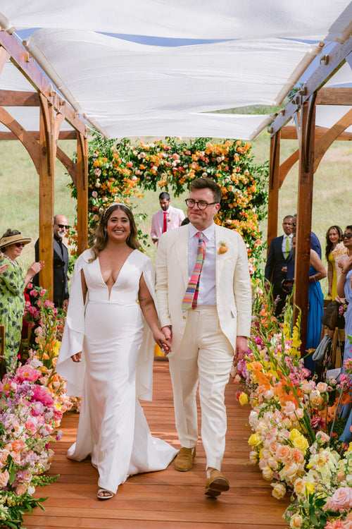 This Colorful California Spring Wedding Nodded to The Bride’s Caribbean Roots