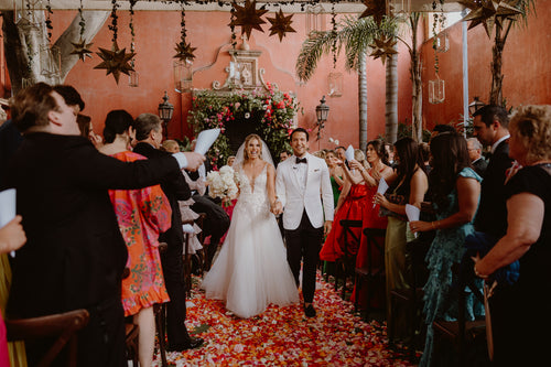 This Casa Hyder Wedding Highlighted Color and Maximalism in San Miguel de Allende