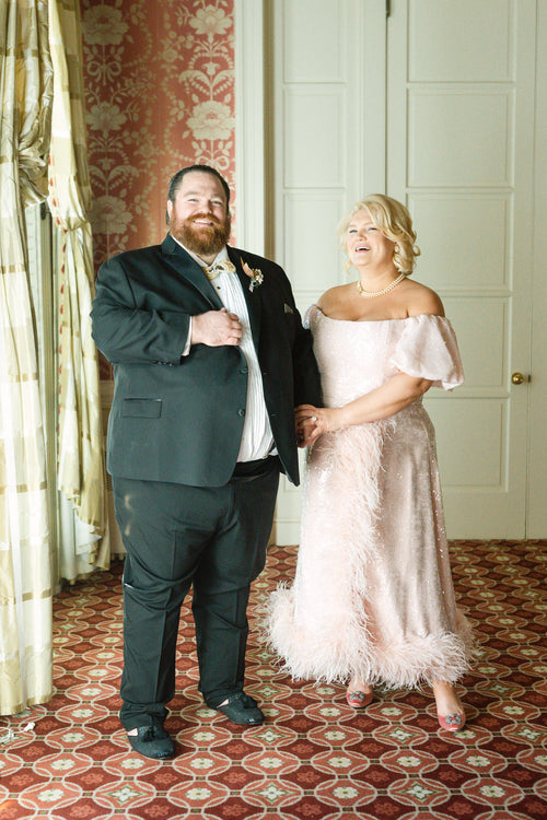 Walk And Talk Charleston Founder Tyler Wright's Wedding Dress Code Was "Black Tie, Bring It"