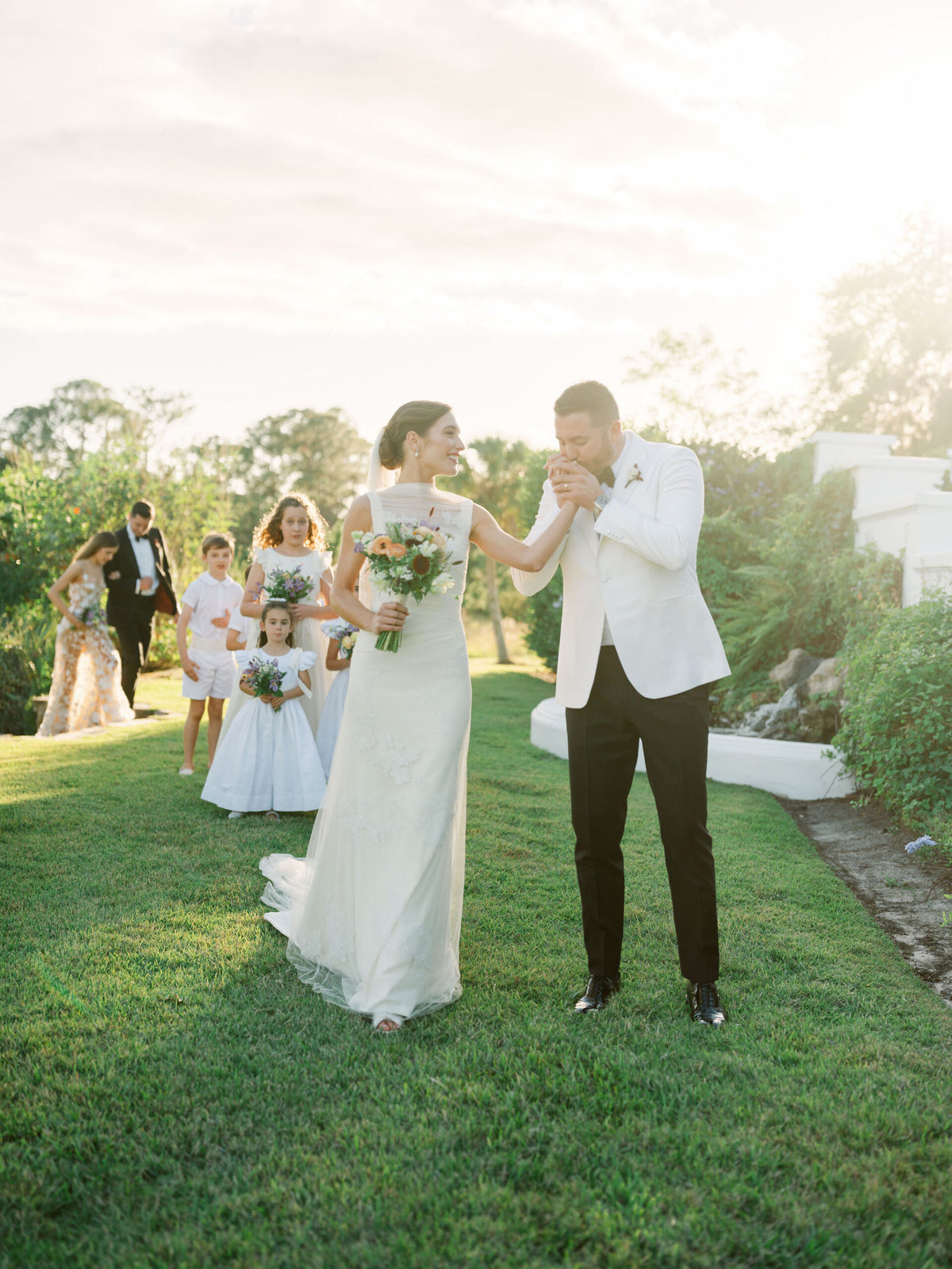 The Bride Exchanged Vows at Her Renowned Landscape Architect Uncle’s Ranch in Florida