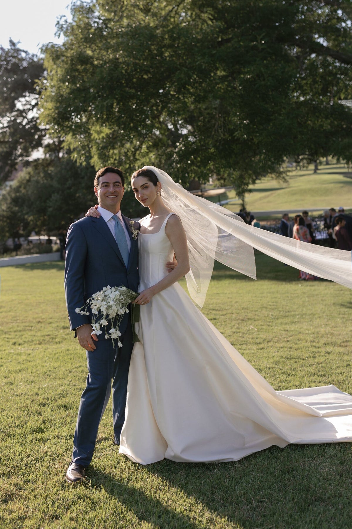 OTM Styled This Bride in Danielle Frankel with Custom Jimmy Choos for Her Solstice Wedding in Ojai