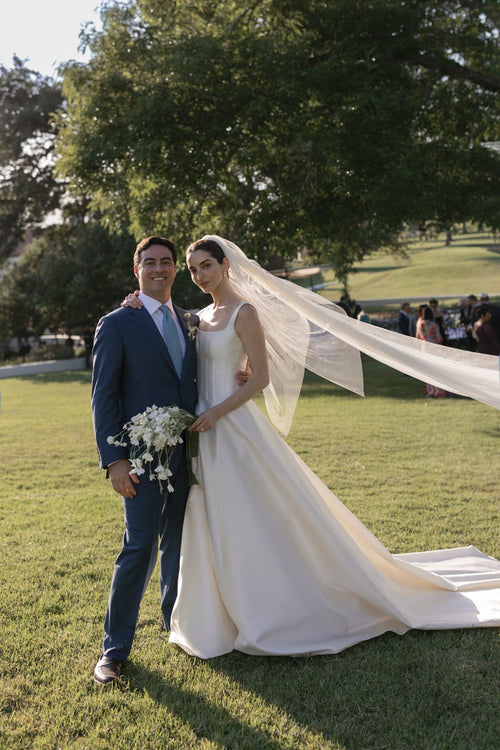 OTM Styled This Bride in Danielle Frankel with Custom Jimmy Choos for Her Solstice Wedding in Ojai
