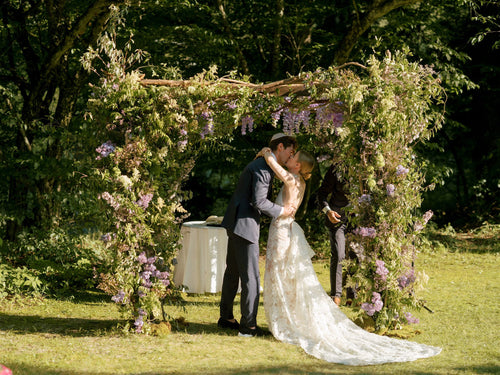 This Whimsical and Welcoming Catskills Wedding was Held at the Bride's Childhood Summer Camp