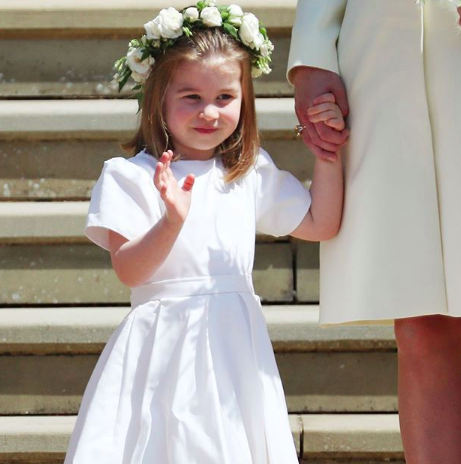 Prince George and Princess Charlotte Make Adorable Appearances at the Royal Wedding
