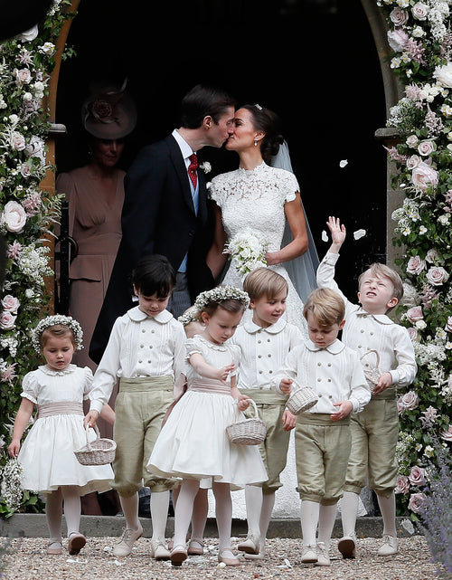 Pippa Middleton Marries in a Beautiful Lace Dress with Capped Sleeves