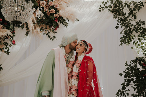 An Intimate Backyard Indian Wedding in California