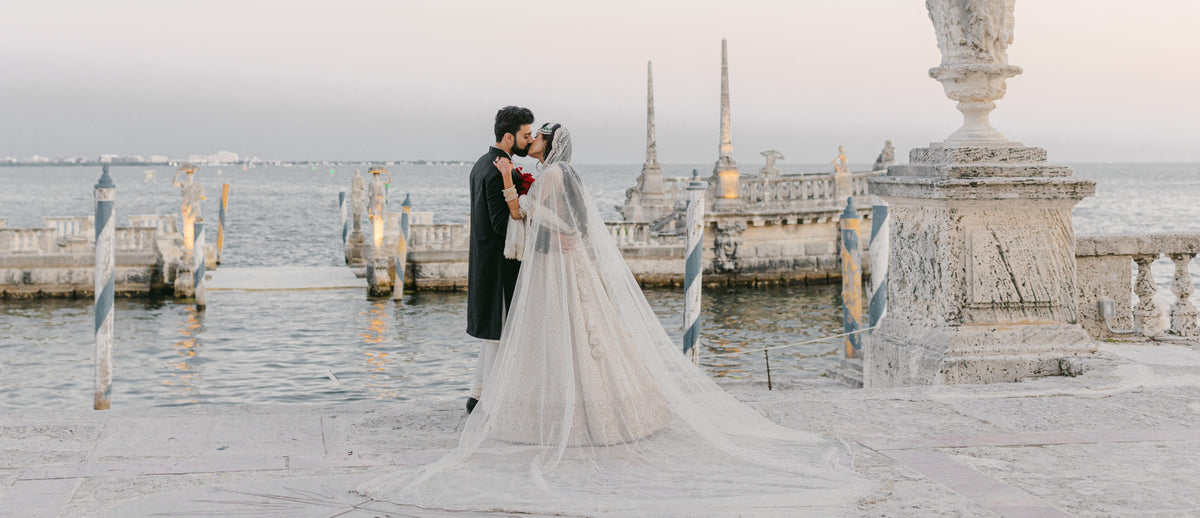 A Traditional Muslim Nikah Ceremony at Vizcaya Museum & Gardens in Miami