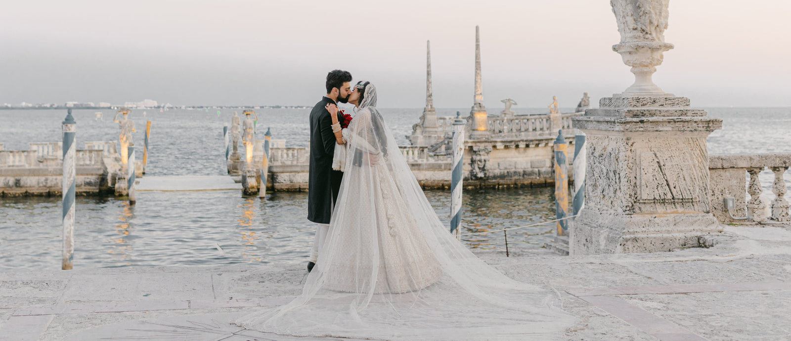 A Traditional Muslim Nikah Ceremony at Vizcaya Museum & Gardens in Miami
