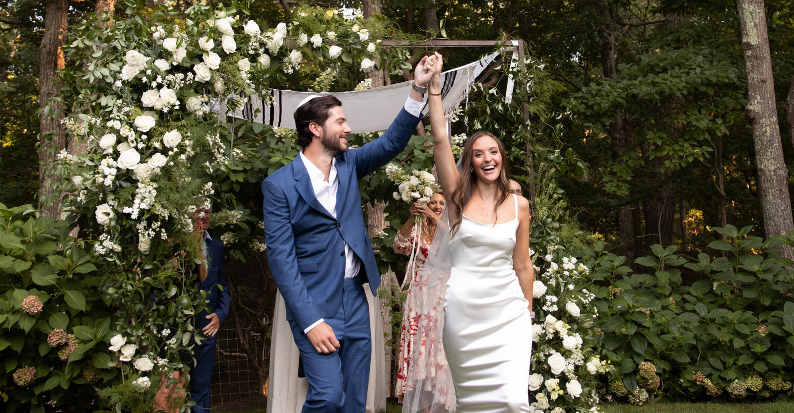 The Bride Chose a New Halfpenny London Dress for Her Micro-Wedding in East Hampton