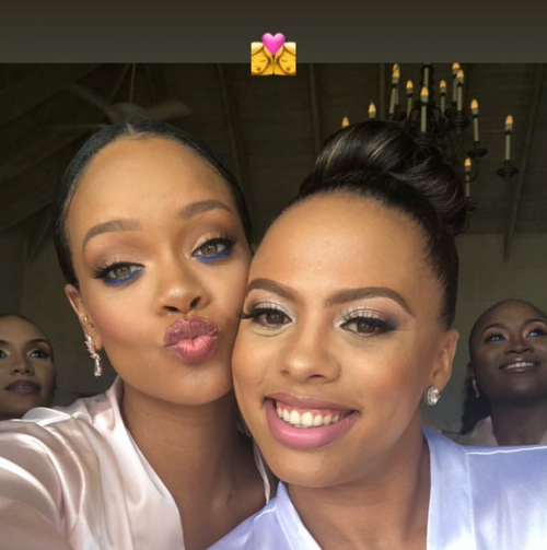 Bridesmaid Rihanna Is Not Interested in the Bouquet Toss, Thank You Very Much