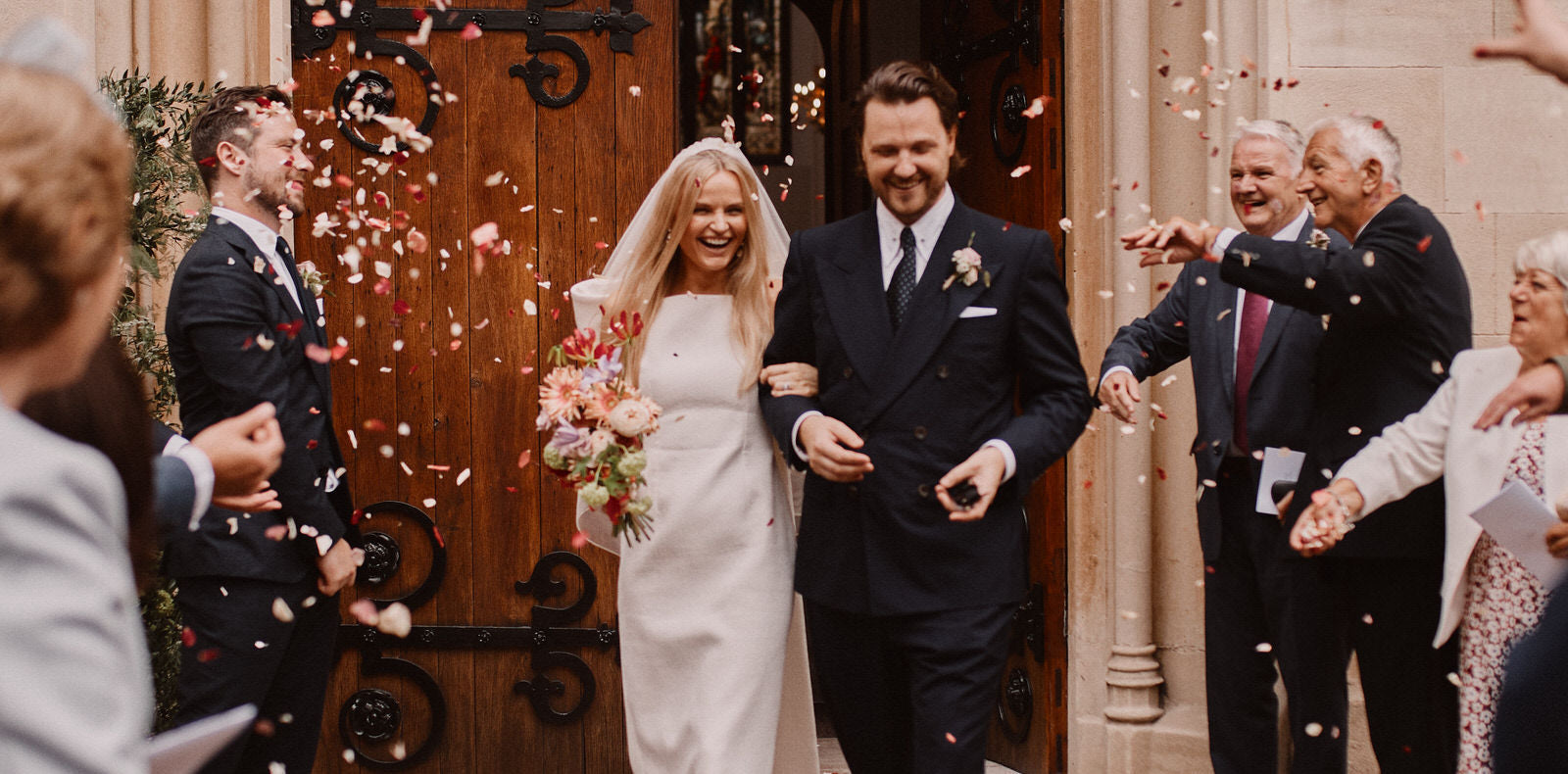 The Bride Walked Down the Aisle to "You Can't Always Get What You Want" at The Danish Church in Regents Park