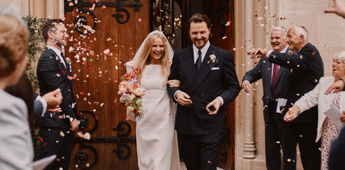The Bride Walked Down the Aisle to "You Can't Always Get What You Want" at The Danish Church in Regents Park