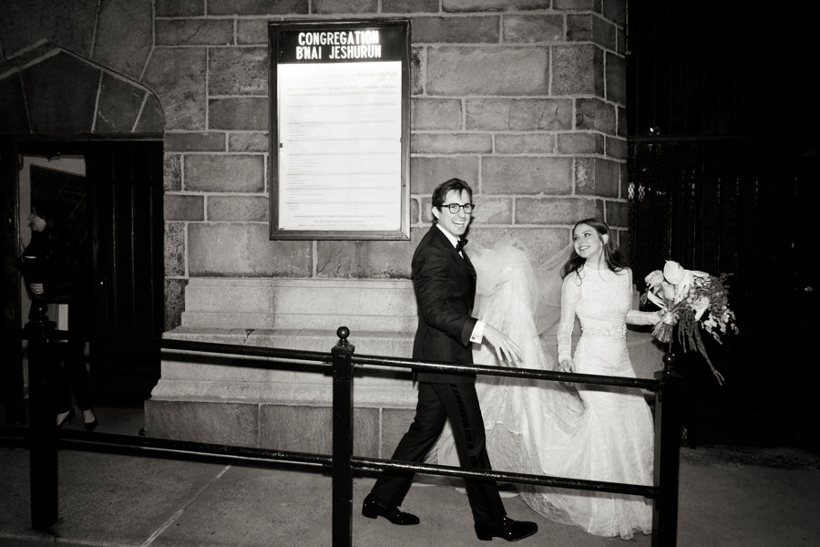 The Bride Wore a Marie Antoinette Wig and Danced All Night at The Frick Collection