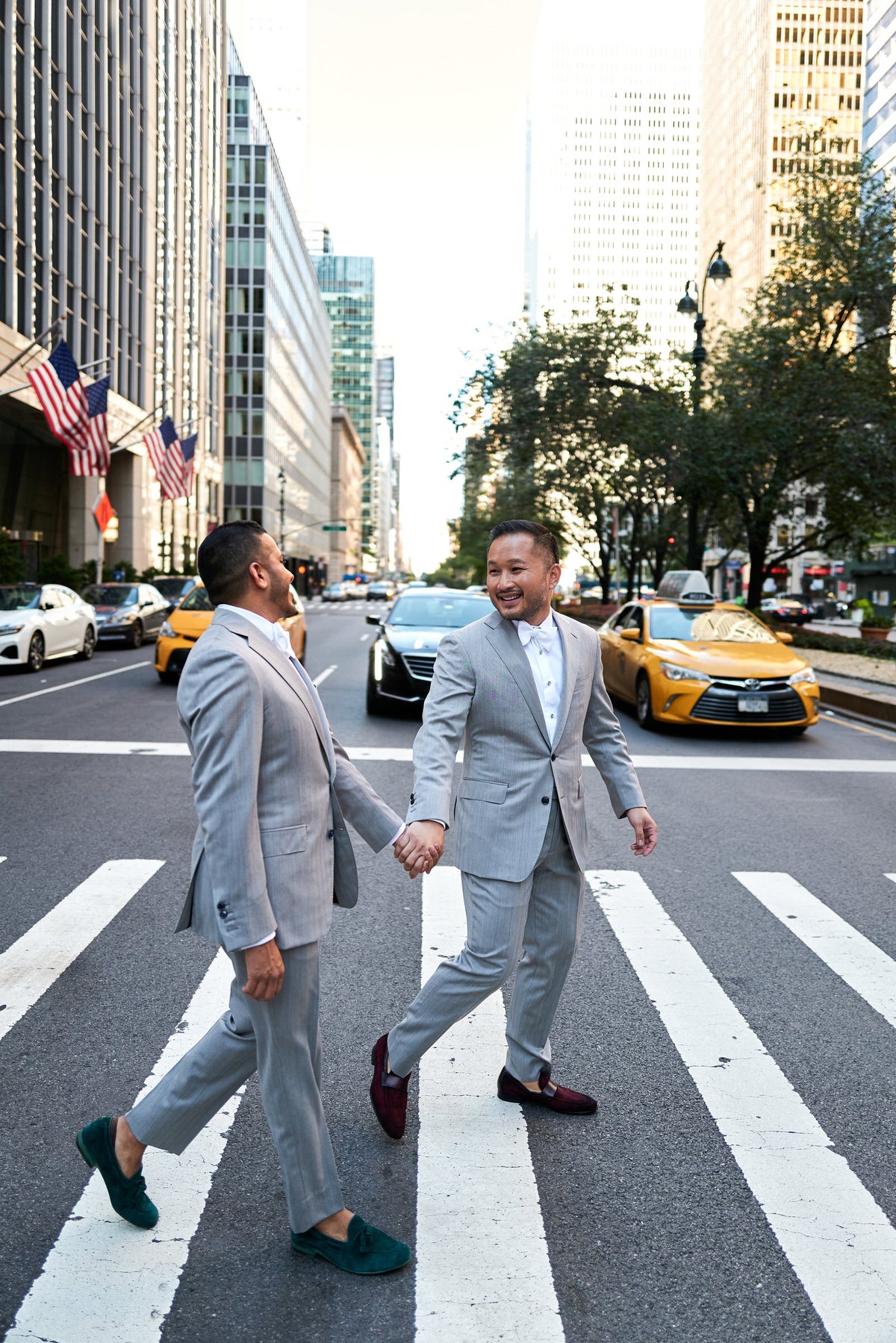 The Grooms Did a Choreographed Dance at Their Summer Wedding Reception in the Rainbow Room
