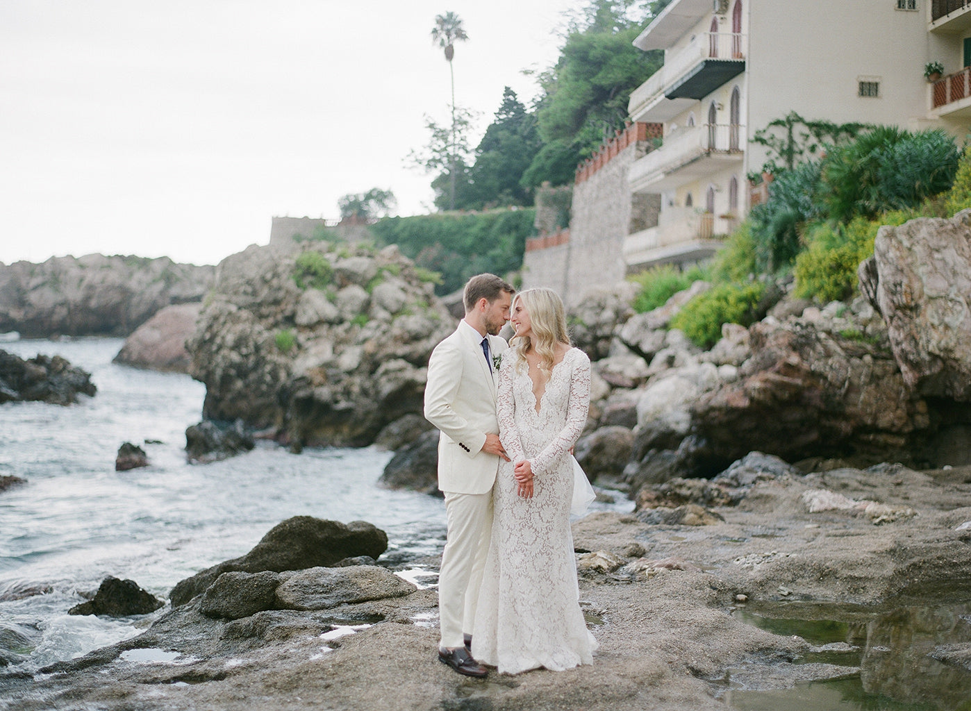 This Couple Literally Tied the Knot with an Hermès Scarf at Their Ceremony in Sicily