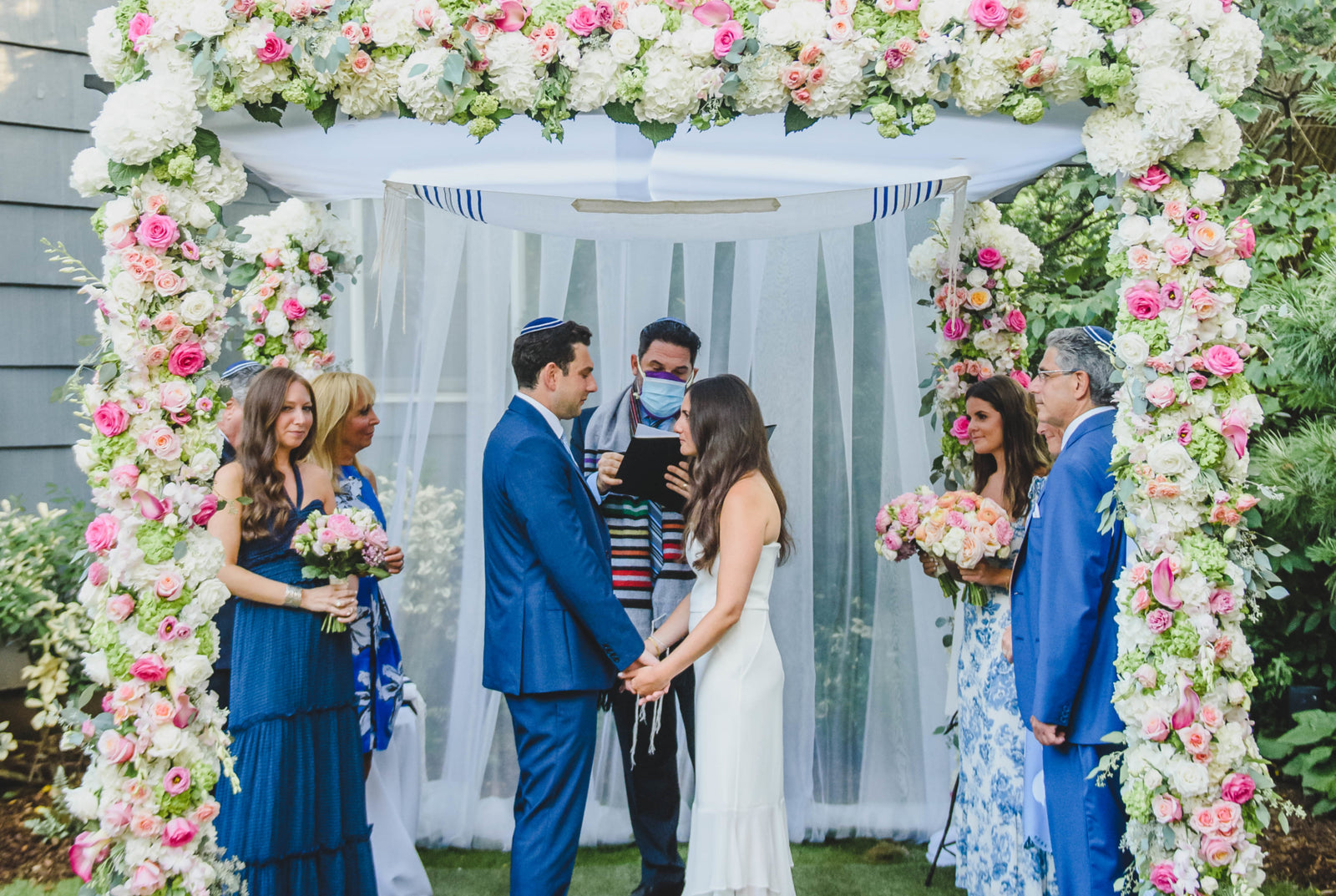 How Bride Samantha Mirkin Had a Backyard Wedding on Long Island