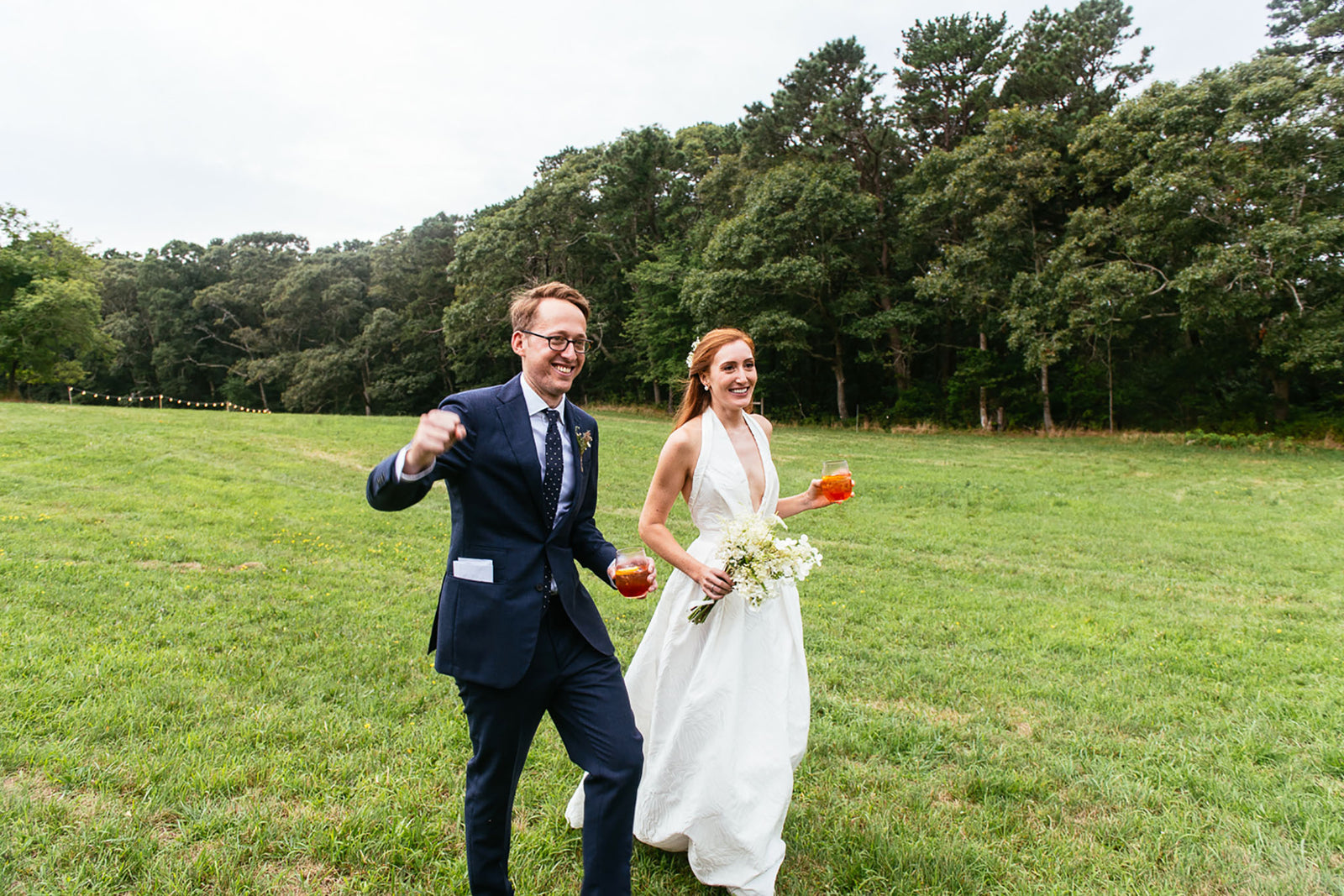 Sarah Goulet and GQ's Dan Riley's Meadow Wedding on Martha's Vineyard