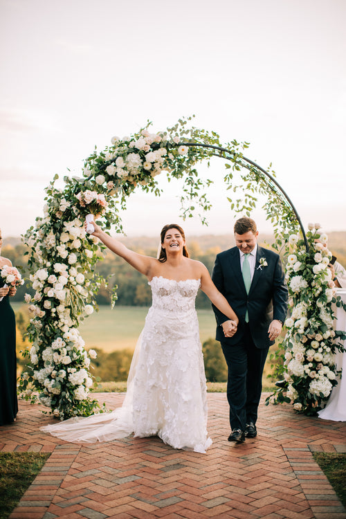 These High School Sweethearts Hosted a Reception Party Nearly One Year After Their Micro-Wedding in New Jersey