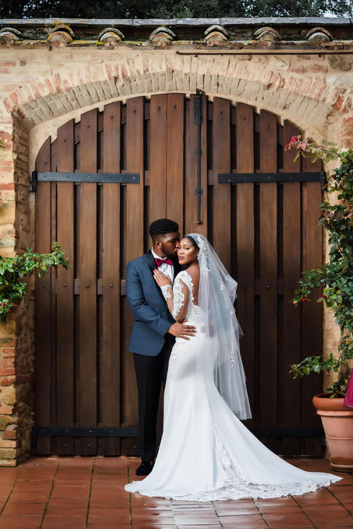 The Bride Walked Down the Aisle to Anita Baker's "Angel" at Her Intimate Wedding in Tuscany