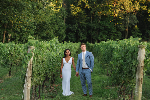 A Perfect Match: This Groom Surprised His Bride with A Tennis Bracelet Before Their Intimate Wedding in Connecticut
