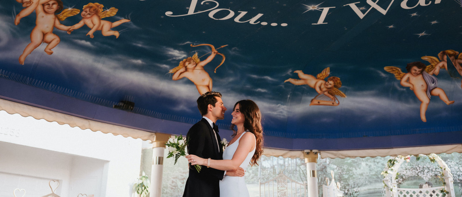 The Bride Wore Alaïa to Elope at the Little White Wedding Chapel in Las Vegas