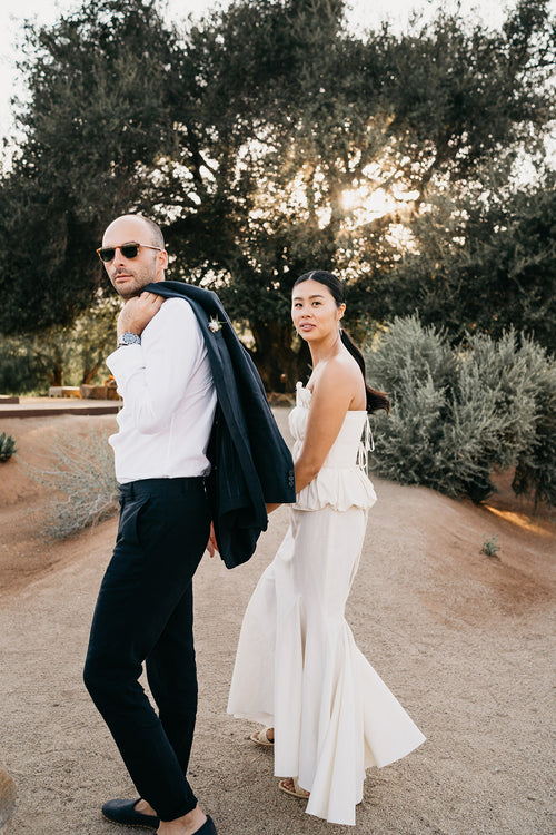 Chan Luu CEO Tessa Tran Gave Her Bridesmaids Custom Pearl Earrings for Her Wedding in Valle de Guadalupe
