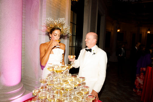 Chief Brand Officer for Amazon Luxury Stores Trisha Gregory's Masquerade-Inspired Wedding in Savannah